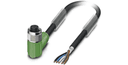 10017033 - 5m PUR Cable, 5pin, A-Coded, f