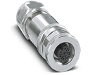 34500800 - M12, 8pin A-Coded, Female