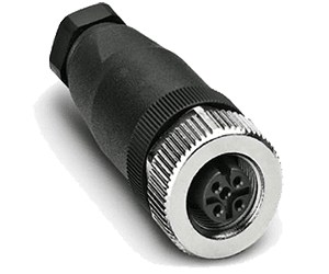 10017229 - M12, 4pin A-Coded, Female