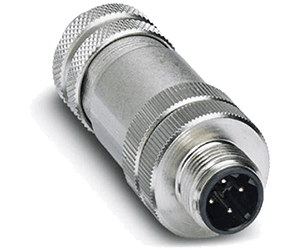 34050402 - M12, 4pin D-Coded, Male