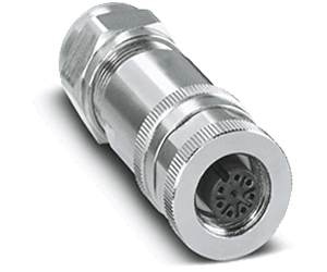 34500800 - M12, 8pin A-Coded, Female
